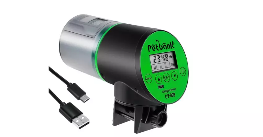 FISHNOSH batteriebetriebene Fischfutterstation