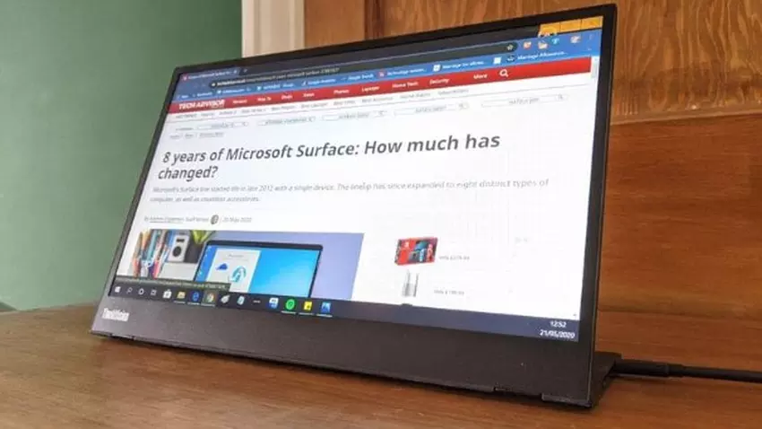 Lenovo ThinkVision M14 mobiler Bildschirm