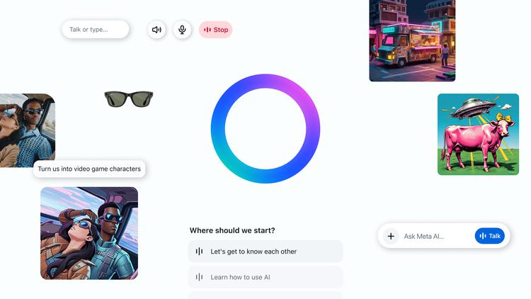Meta präsentiert die Meta AI App: ...