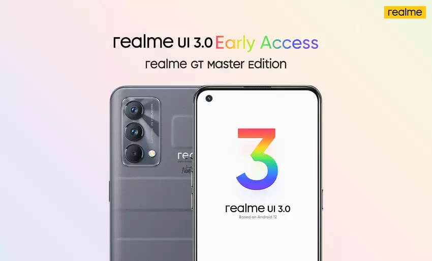 Realme GT Master Edition erhält Android 12 Beta mit Realme UI 3.0 Skin