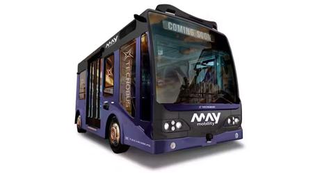 May Mobility stellte auf der CES 2025 einen autonomen elektrischen Kleinbus vor