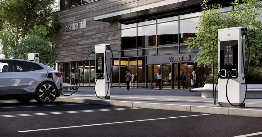 ABB C50 Batterieladegerät in Aktion