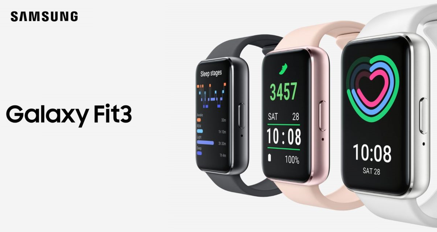 Jetzt ist es offiziell: Samsung hat sein neues Fitness-Armband Galaxy Fit 3 enthüllt