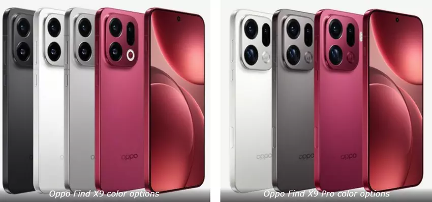 Bild des neuen Smartphones Oppo Find X9