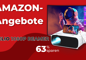 Wielio 1080P Mini Beamer mit WiFi ...