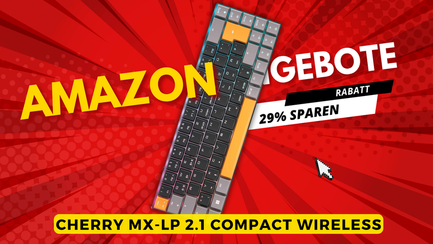 CHERRY MX-LP 2.1 Gaming Tastatur Deal: 41€ Rabatt – 29% Amazon Aktion!