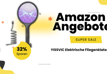 Schluss mit lästigen Insekten: YISSVIC Mückenklatsche ...
