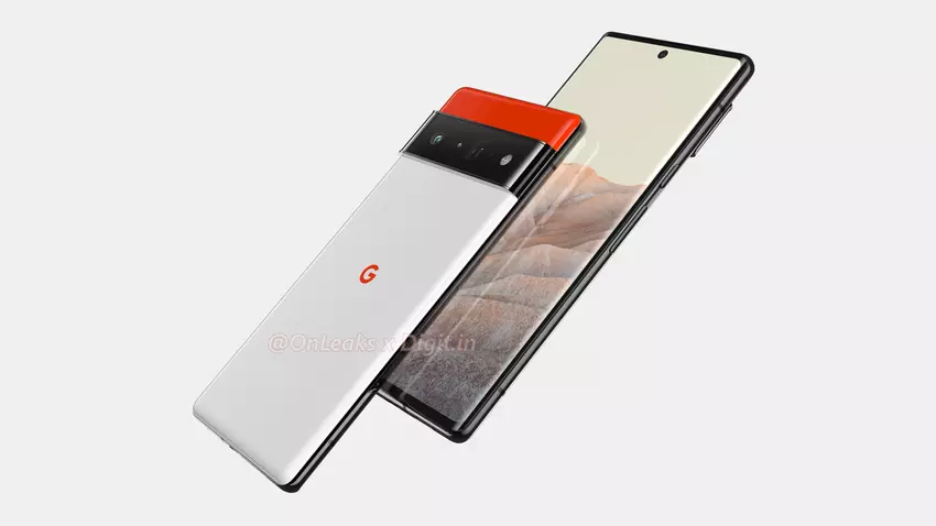 Neue Renderings von Google Pixel 6 Pro erschienen im Netz: Display mit kleinen Kurven und Triple-Kamera mit Periskop