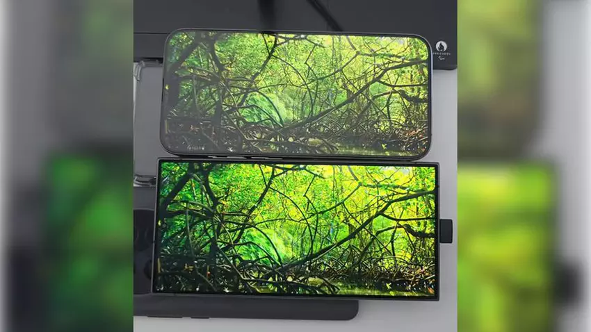 Galaxy S24 Ultra und iPhone 15 Display