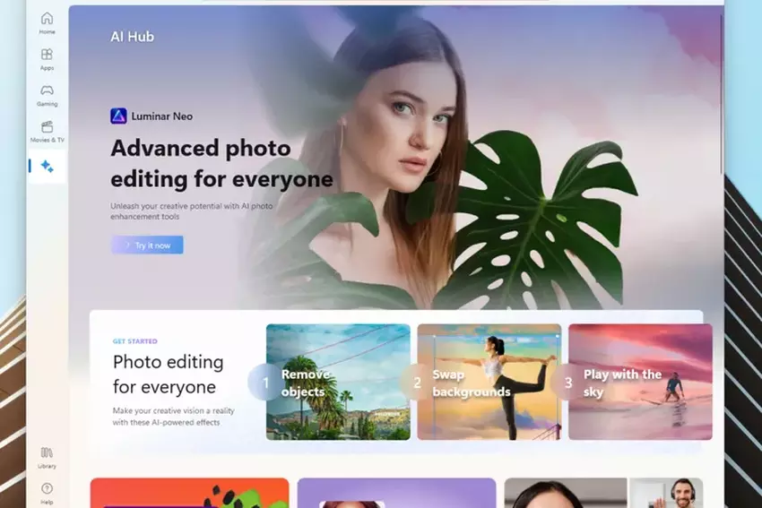 Microsoft testet einen KI-Hub im Windows 11-App-Store