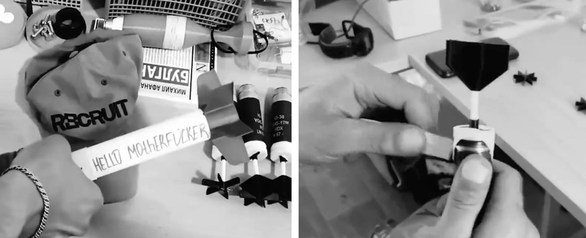 Die ukrainische SOF zeigte, wie sie Munition für Drohnen herstellten, die zwei russische Panzer ausschalteten