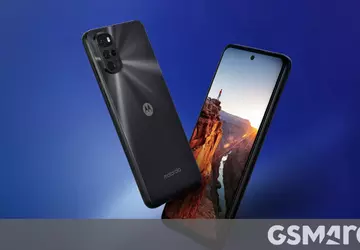 Das Motorola Moto G22 kommt mit ...