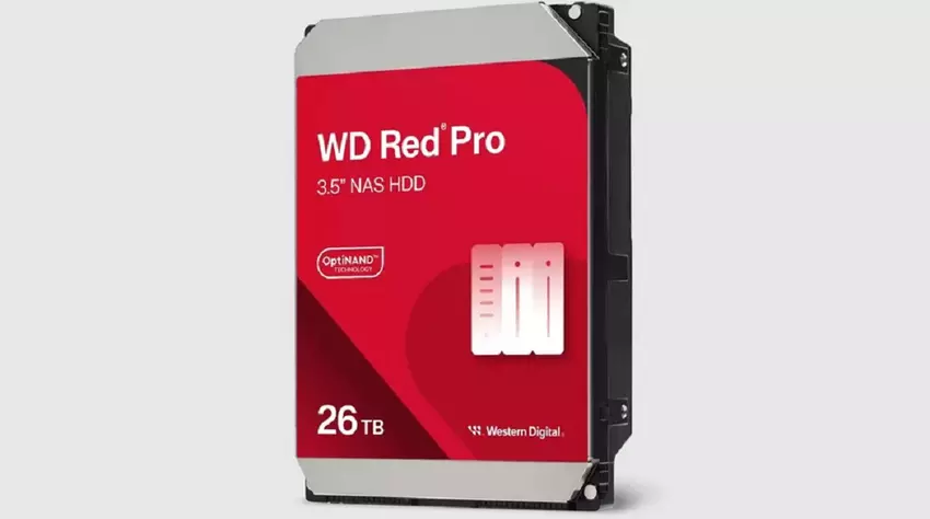 Western Digital hat das WD Red Pro-Festplattenlaufwerk mit einer beeindruckenden Speicherkapazität von 26TV auf den Markt gebracht