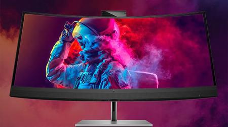 HP hat einen gebogenen 34-Zoll-Monitor mit einer 5-MP-Pop-up-Kamera und Unterstützung für Power Delivery bis zu 100 W vorgestellt
