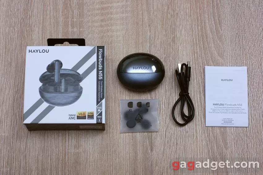 Haylou FlowBuds N55 Lieferset