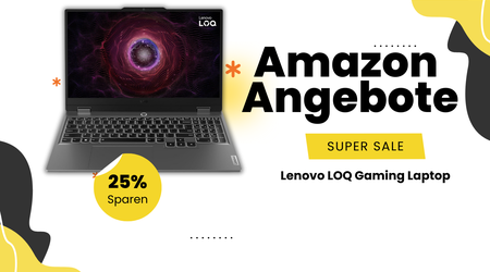 Lenovo LOQ Gaming Laptop 15ARP9 mit RTX 4060 – Jetzt 25% sparen und 299,01€ weniger zahlen!