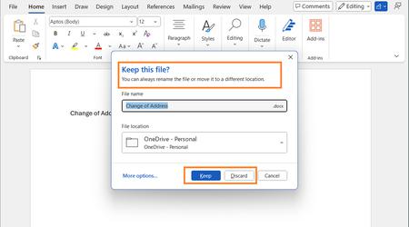 Microsoft Word speichert jetzt Dokumente automatisch in der Cloud