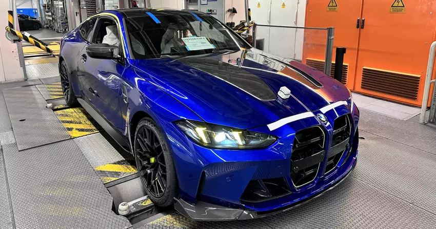 BMW hat ein einzigartiges M4 CS zu Ehren des Motorradrennchampions Valentino Rossi geschaffen