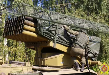 Belarussische Soldaten an der Grenze zur ...