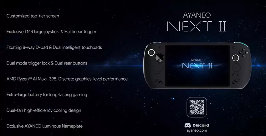 Ayaneo NEXT 2 tragbare Konsole