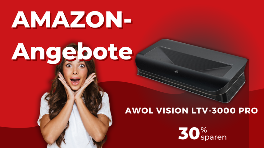 AWOL VISION LTV-3000 Pro 4K Laser Beamer – Jetzt 1.140€ sparen!
