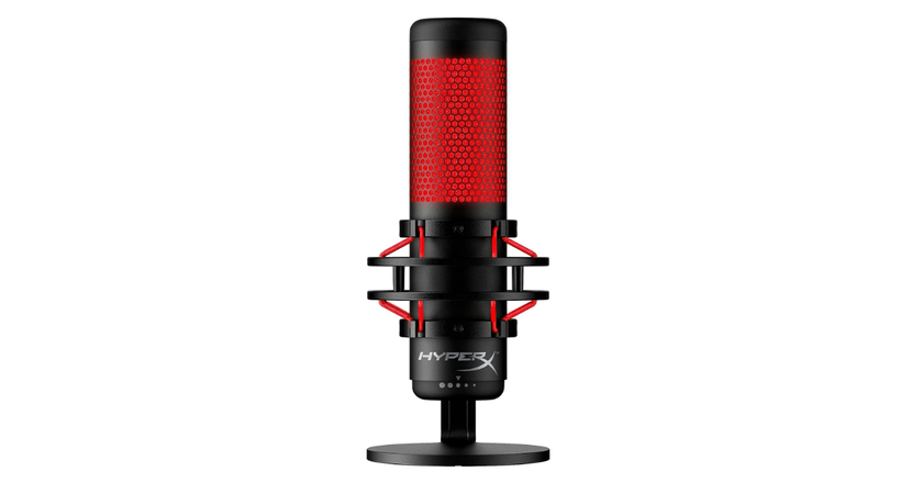 HyperX QuadCast kondensatormikrofon für streaming
