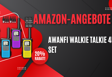 AWANFI Walkie Talkie 4er Set: Kommunikation ...