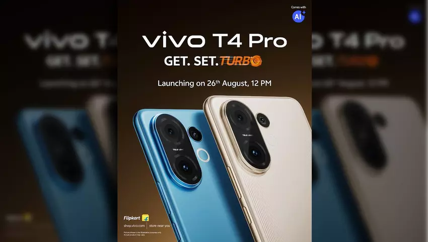 Vivo T4 Pro 5G Teaser - bestätigtes Ankündigungsdatum und einige Spezifikationen
