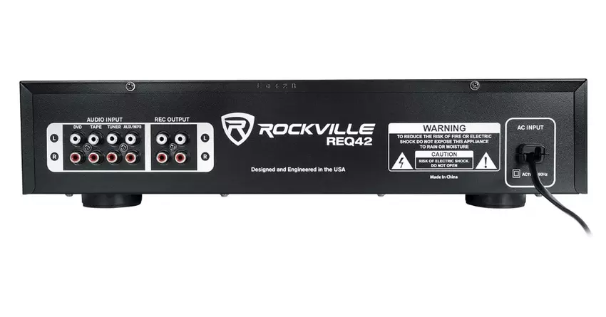 Rockville REQ42-S 2 x 21 HiFi-Equalizer für Zuhause