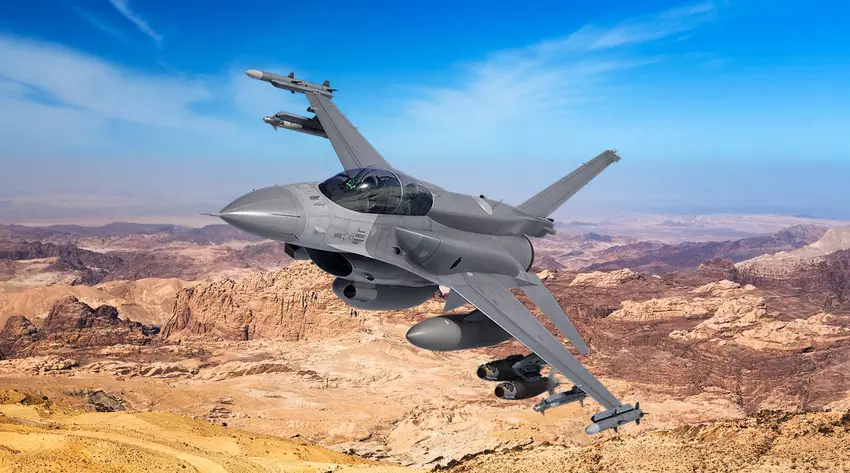 F-16 Fighting Falcon schießt UFO über Michigan mit AIM-9X Sidewinder-Rakete ab