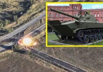 HIMARS-gelenkte GMLRS-Raketen treffen zwei russische 2S9 ...