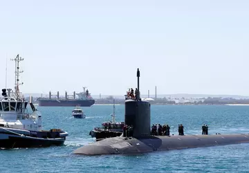 Das US-Atom-U-Boot USS Mississippi besuchte Australien ...