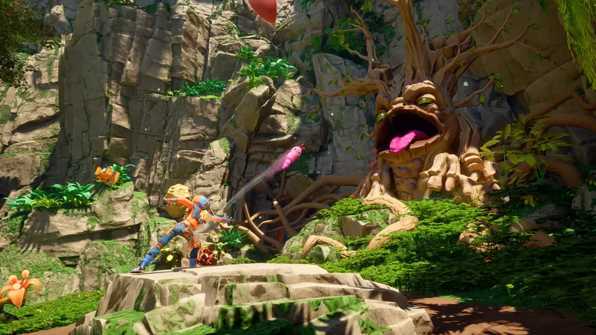 Der Spieler sieht seinen Helden in seiner ganzen Pracht. Illustration: Waschbär-Logik