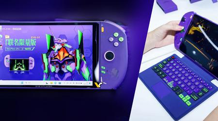 OneXplayer 2 Pro - tragbare Windows 11-Spielekonsole mit 8,4"-Display, Ryzen 7 7840U-Chip, 64 GB Arbeitsspeicher und 4 TB Speicher