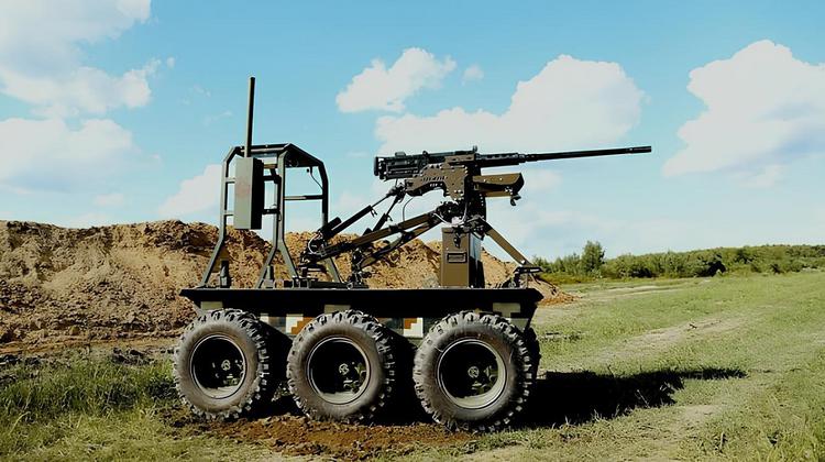 Ukrainische Ingenieure haben eine geländegängige Kampfplattform-Drohne ...