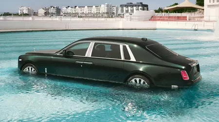 Rolls-Royce hat den Phantom in einen Swimmingpool geschickt, um die Verbindung des Fahrzeugs zur Musikindustrie zu feiern