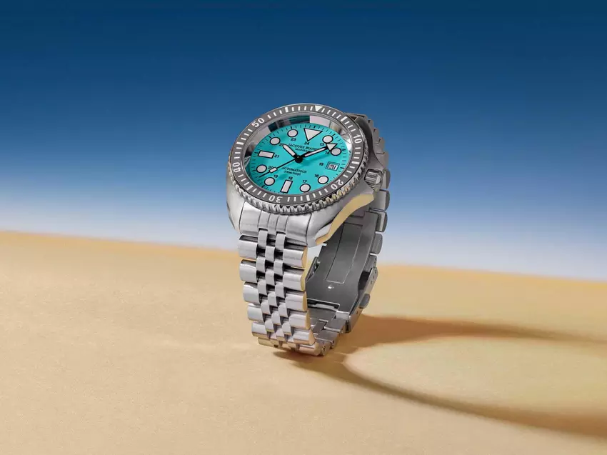 Eine der Farboptionen für die Jacques Bianchi Taucheruhr. Illustration: Jacques Bianchi