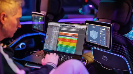 Mercedes-Benz verwandelte Maybach in ein Aufnahmestudio