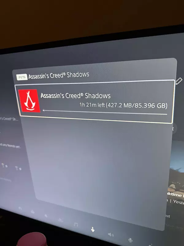 Assassin's Creed Shadows Installationsdateigröße
