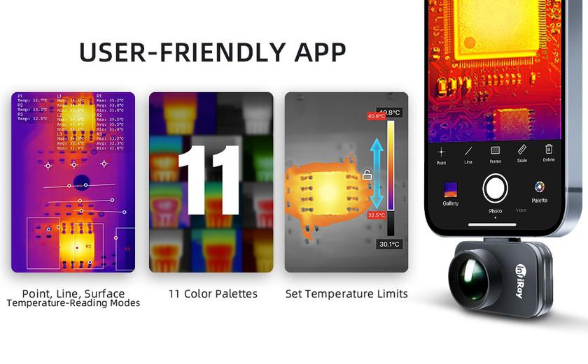 InfiRay (Xinfrared) P2 Pro Smartphone-Wärmekamera