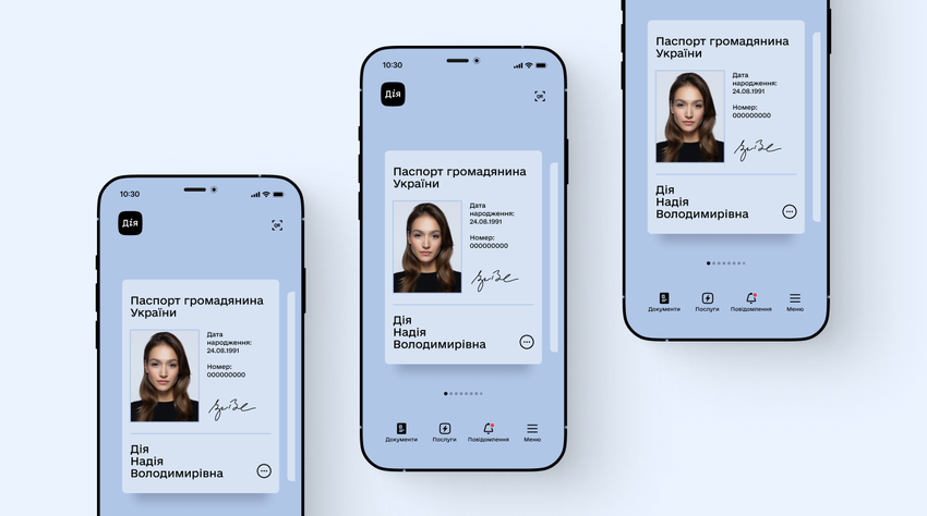 Digitale Dokumente in Dії können in Polen und Moldawien verwendet werden