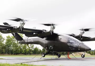 Das Lufttaxi VX4 von Vertical Aerospace ...