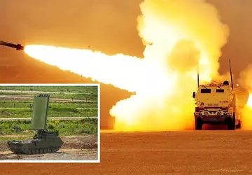 Das M142 HIMARS-Raketensystem zerstörte eine seltene ...