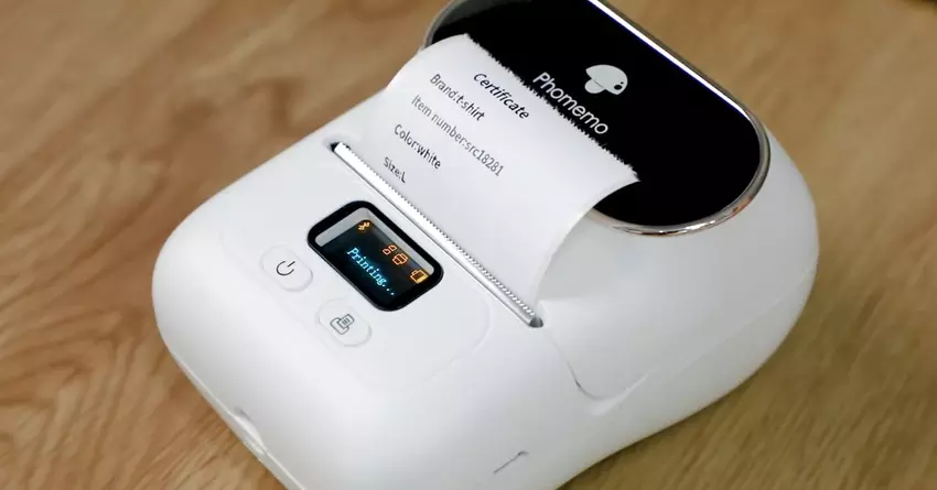 Phomemo M110 etiketten drucken maschine