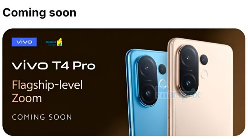 Vivo T4 Pro Werbebanner-Leck wirft Licht auf sein Design und seine Kamera