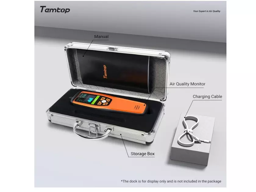 Temtop M2000 Luftqualitätsmonitor für zu Hause Allergie