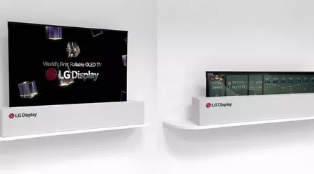 LG stellte den weltweit ersten Fernseher vor, der in eine Röhre gerollt werden kann