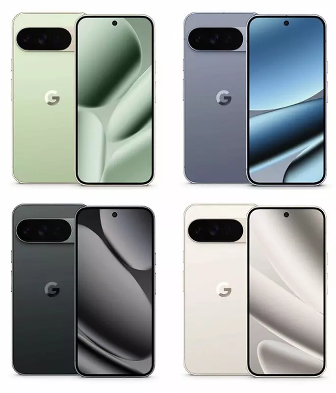 Farben des Pixel 10 Pro XL