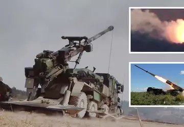 Panzerhaubitze CAESAR zerstört präzise das russische ...