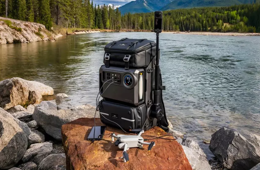 Multitool-Rucksack für den Video-Blogger: Coalax Lancer300 - ein Stativ in Ihrer Tasche und Energie an Ihren Fingerspitzen